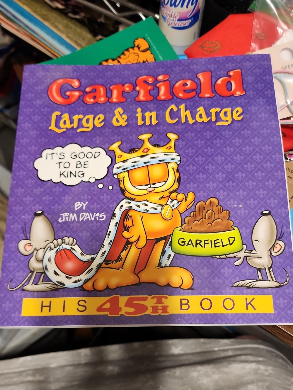 Garfield Large & In Charge Purple Book *His 45th Book